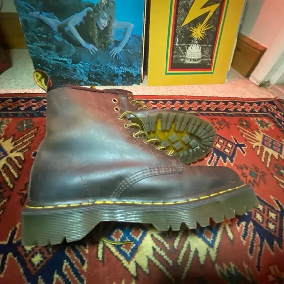 Dr. Martens 1460 Bex Crazy Horse Leather Boots - Picture 7 of 8